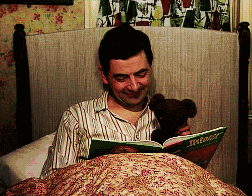 Sogar Mr. Bean weiß, – dass Bücher die Vorstellungskraft fördern 