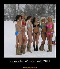 Russische Wintermode 2012 –  