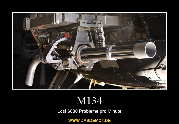 M134 – Löst 6000 Probleme pro Minute 
