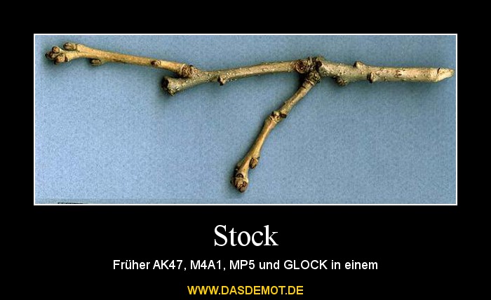 Stock – Früher AK47, M4A1, MP5 und GLOCK in einem 
