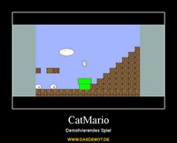CatMario – Demotivierendes Spiel 