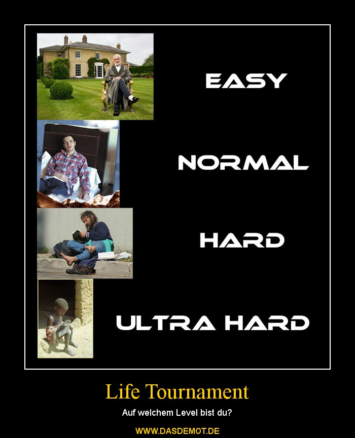 Life Tournament – Auf welchem Level bist du? 