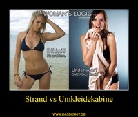 Strand vs Umkleidekabine –  