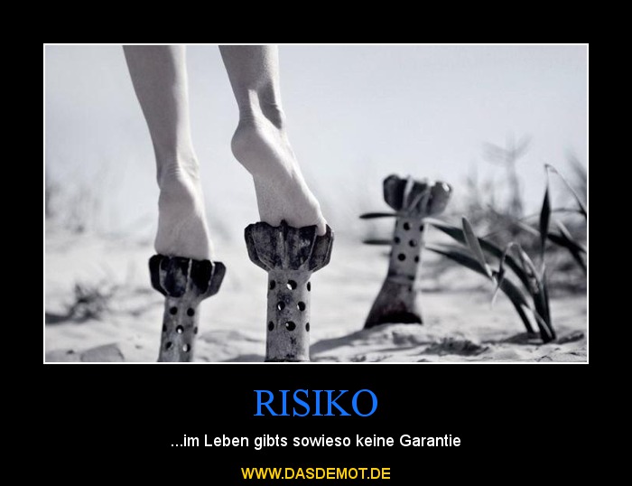 RISIKO – ...im Leben gibts sowieso keine Garantie 