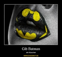 Gib Batman – ein Küsschen 