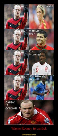 Wayne Rooney ist zurück –  