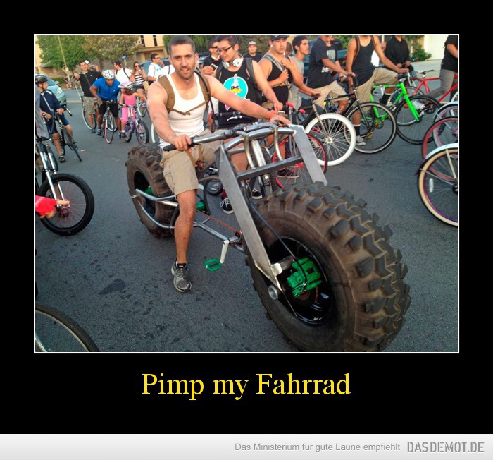Pimp my Fahrrad –  