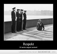 Respekt – Er hat ihn doppelt verdient! 