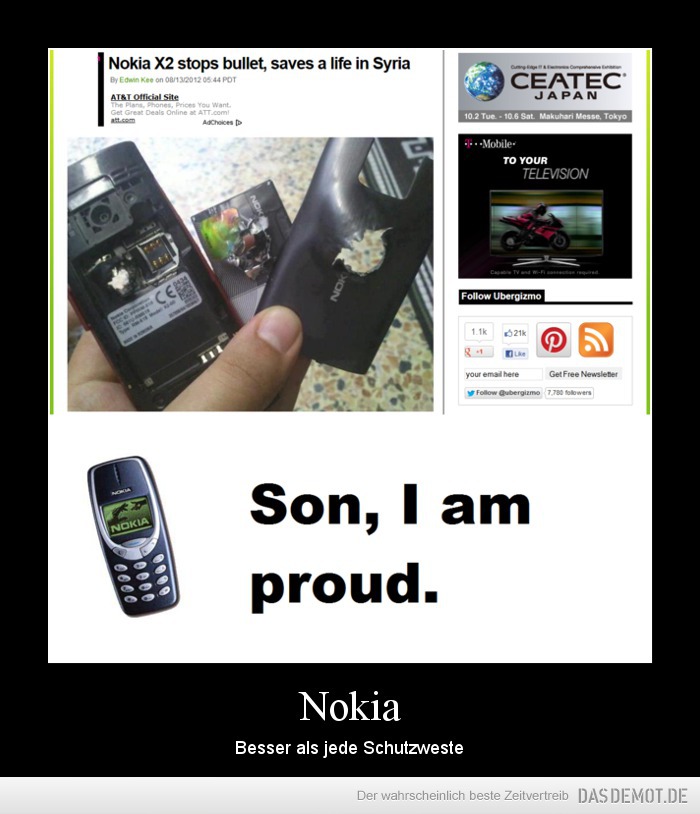 Nokia – Besser als jede Schutzweste 