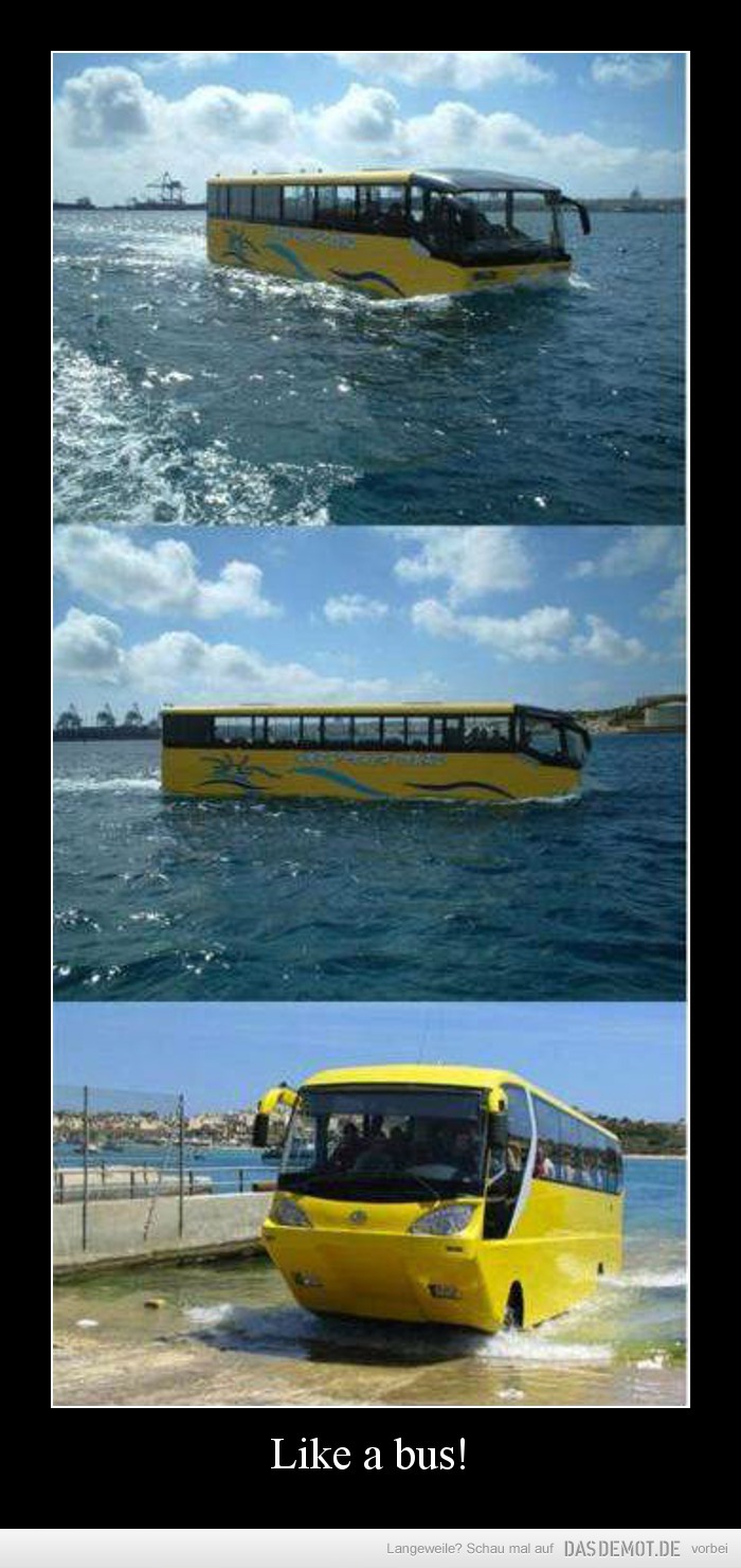 Like a bus! –  