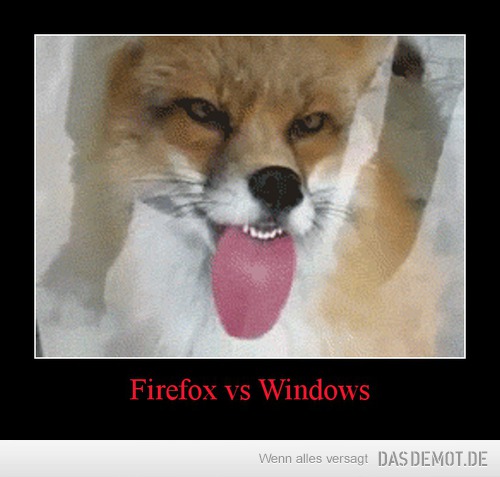 Firefox vs Windows –  