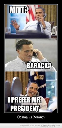 Obama vs Romney –  