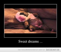 Sweet dreams ... –  