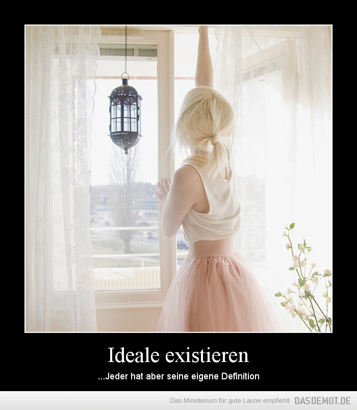 Ideale existieren – ...Jeder hat aber seine eigene Definition 