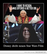 Disney dreht neuen Star Wars Film –  