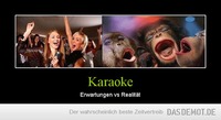 Karaoke – Erwartungen vs Realität 