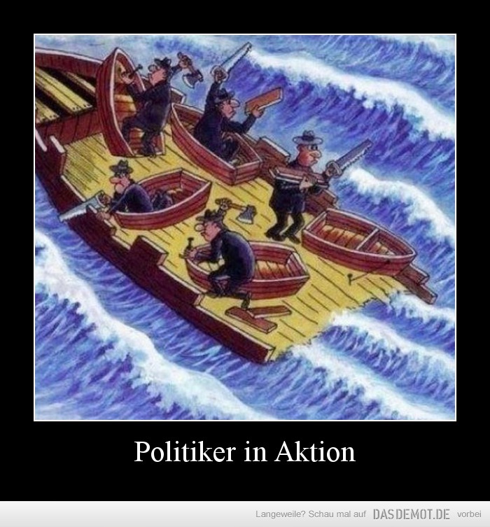 Politiker in Aktion –  