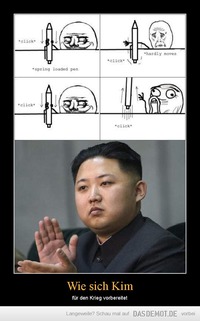 Wie sich Kim – für den Krieg vorbereitet 