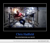 Chris Hadfield – Das erste Musikvideo aus dem All 