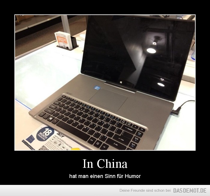 In China – hat man einen Sinn für Humor 