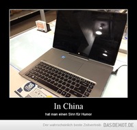 In China – hat man einen Sinn für Humor 