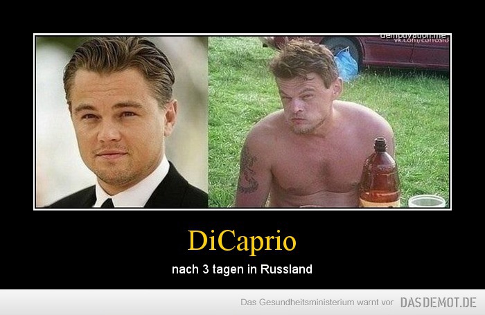 DiCaprio – nach 3 tagen in Russland 