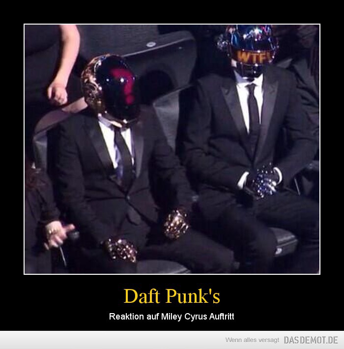 Daft Punk&apos;s – Reaktion auf Miley Cyrus Auftritt 