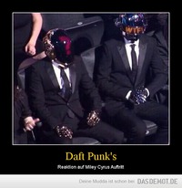 Daft Punk&apos;s – Reaktion auf Miley Cyrus Auftritt 
