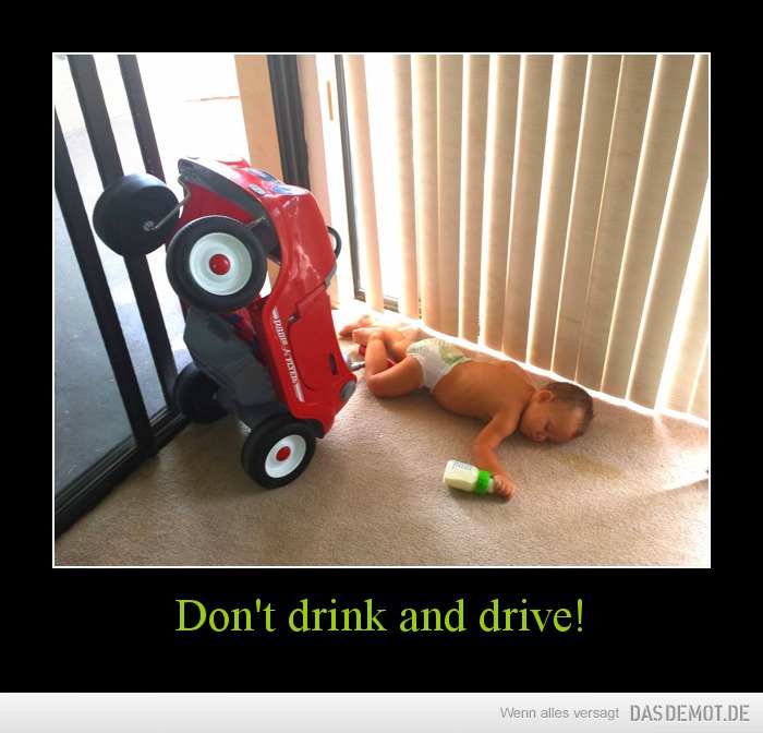 Don&apos;t drink and drive! –  