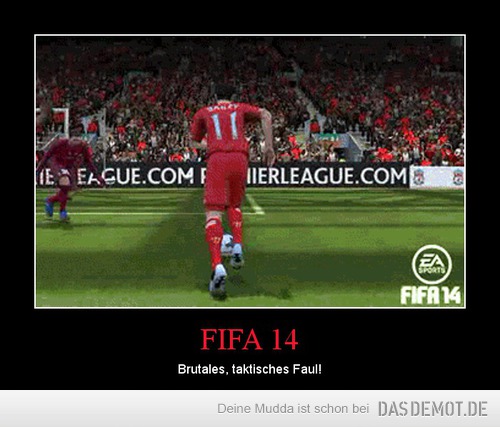 FIFA 14 – Brutales, taktisches Faul! 