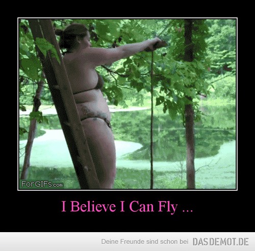 I Believe I Can Fly ... –  