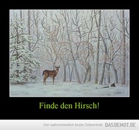 Finde den Hirsch! –  