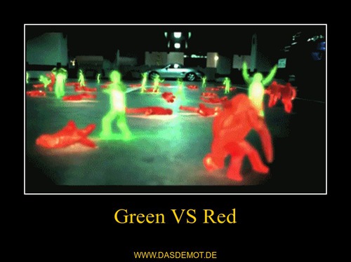 Green VS Red –  